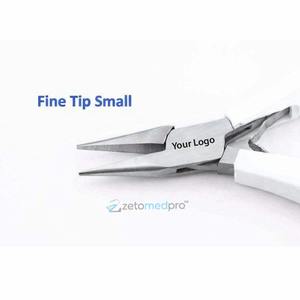 Alicates de punta fina con cadena de sujeción, hechos de acero inoxidable de alta calidad, herramienta para la fabricación de joyas con 1 año de garantía - Product Image 3