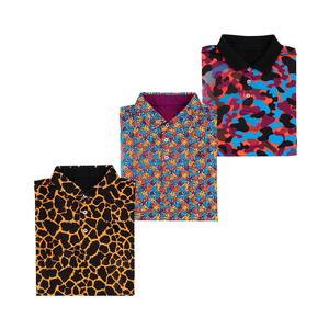 Nesta Sports High Quality Men’s Performance Golf Polo Shirt Embroidered Sublimation 88% Polyester 12% Spandex <b>3</b>-Button Custom - Product Image 2