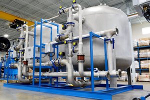 Vase sous pression pour l'adoucisseur d'eau industriel |   Système d'adoucissement d'eau automatique Spring Ion Exchange 2000L/heure 3 ans de garantie - Product Image 6