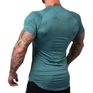 Camisetas de Gimnasio Dry Fit, Camiseta Deportiva de Alta Elasticidad para Exteriores, Camiseta Deportiva para Hombre, Camiseta Deportiva Lisa para Correr, Venta al por Mayor - Product Image 1