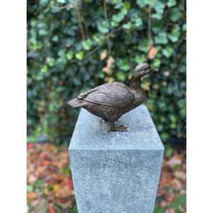 Decorative Bronze Custom Bird Sculpture <b>Hand</b> <b>Casted</b> Vintage Duck Figurine Decor Garden Supplies - Product Image 3