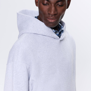 Chándal Deportivo Personalizado con Logotipo, de Poliéster/Algodón, 500 g/m², Felpa Gruesa, 2 en 1, Estilo Hip Hop, con Capucha, Cordón Ajustable, Bolsillos Laterales, Corte Holgado, para Hombre - Product Image 3