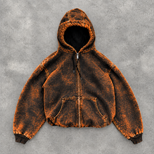 Sweat-shirt d'hiver pour homme 100% coton molletonné, fermeture éclair intégrale, 350 GSM, broderie personnalisée, fabricant de marque privée, vente en gros, USA - Product Image 3