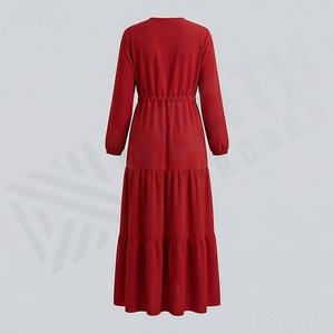 Abaya pour femmes, dernière collection, design premium, logo personnalisé, vente en gros, couleur, taille et style personnalisables, taille ajustée, robe modeste. - Product Image 2