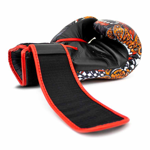 Professional Twins Sparring Gloves 16 Oz <b>Strap</b> Closure Adult Martial Arts Twins Gears Cowhide Leather UV Protection Twins Gloves - Product Image 2