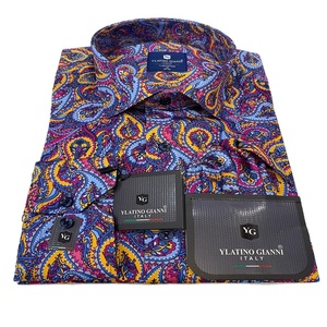 เสื้อเชิ้ตทำงานทรงเข้ารูปสำหรับผู้ชาย ออกแบบพิมพ์ลายตามสั่ง ขายส่งจากโรงงาน ราคาพิเศษ - Product Image 3