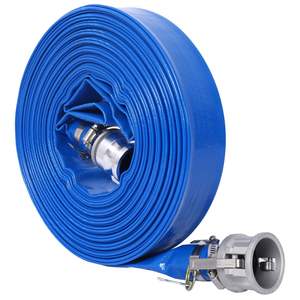 Manguera de retrolavado de piscina plana de PVC azul de 2 \ "x100FT de alta resistencia, mangueras de bomba de descarga de agua para limpiar piscinas, accesorios de Herramientas de limpieza - Product Image 3