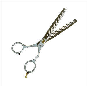 Ciseaux de coiffure professionnels pour salon, ciseaux à effiler dorés de 6 pouces, ciseaux de coupe de cheveux pour barbier - Product Image 1