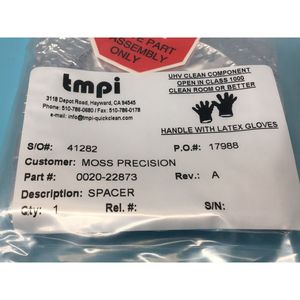 AMAT 0020-22873 <b>SPACER</b>, LOWER BRG, 151929 - Trusted Global Legacy Semiconductor Equipment and Parts at - Product Image 3