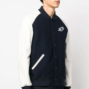 แจ็คเก็ต Letterman ขายดีออนไลน์ ราคาถูก MOQ ต่ำ กันน้ำ ระบายอากาศได้ดี แจ็คเก็ตฤดูหนาวสำหรับผู้ชาย - Product Image 2