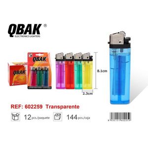 QBAK Electronics <b>Lighters</b> Transparent 8.1cm X 2.3cm Electric Arc Kitchen Use - Product Image 1
