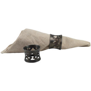 Anneau de serviette décoratif, parfait pour la décoration de table de dîner et de fête de mariage, design de vaisselle d'hôtel, porte-serviettes - Product Image 2