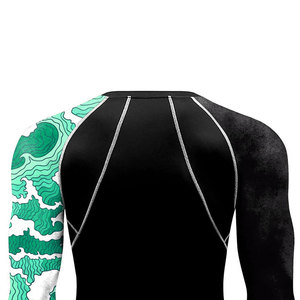 Rashguard Solid Trader Premium Blend en tissu respirant, coupe compressive, coutures lisses, anti-frottement, pour entraînement en extérieur - Product Image 5