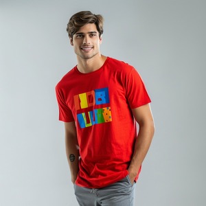 Camiseta Personalizada de Cuello Redondo y Manga Corta para Hombre, 60% Bambú, 40% Algodón, 100% Serigrafía, Estilo Casual, Tejido de Punto - Product Image 4