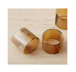 Anillo y Porta Servilletas de Diseño Moderno en Forma de Cuerno para Decoración de Mesa, Cuerno de Búfalo Negro para Eventos y Fiestas a un Precio Accesible - Product Image 2