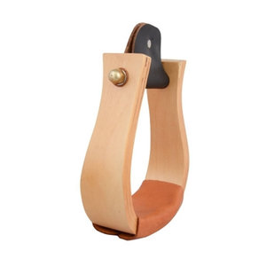 Étrier Western Tough Tack Cowboy Tack avec cloche en bois - Product Image 1