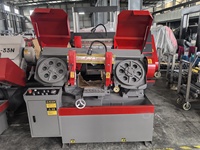 HOSTON Scie à ruban semi-automatique Scie à ruban horizontale pour couper les métaux Scie à ruban avec étau hydraulique