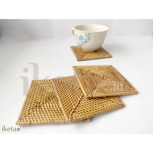 Demanding Style Design Rattan Coaster Jute Coaster Rope Coaster Place Mats Woven Rattan Coaster Mats At very good factory Price - Product Image 1