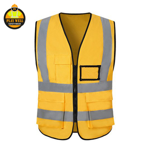 Chaleco de Seguridad Reflectante de Alta Visibilidad con Logotipo Personalizado, Chaleco de Seguridad con Logotipo - Product Image 4