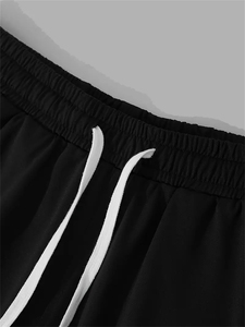 Men Casual Summer Outfit Short Sleeve T Shirt and Shorts <b>Set</b> Lightweight Breathable Cotton Streetwear Gym Workout Clothing - Product Image 3