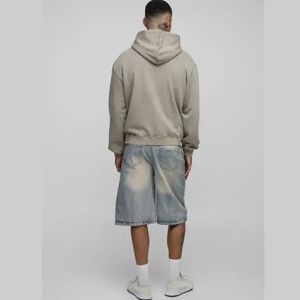 Sudadera con Capucha de Algodón Grueso de Alta Calidad para Hombre, Estampado Puff Oversize con Patrón Web, Estilo Urbano Grueso para Invierno, Fabricantes ODM - Product Image 2