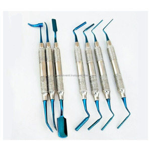 Kit d'osteotomes pour lifting sinusal d'implant dentaire, comprenant un applicateur de greffe osseuse et un marteau, instruments chirurgicaux dentaires certifiés CE ISO, fournisseur en gros - Product Image 6