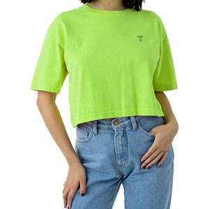 Camiseta recortada informal para mujer, Top corto sólido de secado rápido con cuello redondo para el verano, estilo popular sin mangas para mujer - Product Image 5