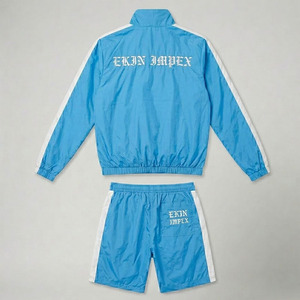 Custom Logo Embroidered <b>Summer</b> Sportswear Set Lightweight Windbreaker <b>Jacket</b> Shorts <b>Men</b> Women Streetwear Track Suit for Gym Work - Product Image 2