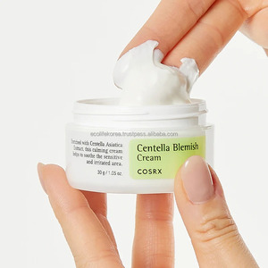 Productos coreanos para el cuidado de la piel, crema facial hidratante, COSRX Centella Blemish Cream 30ml - Product Image 4