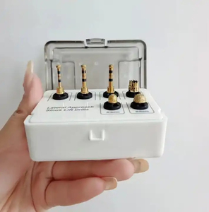 Kit de forets pour lifting sinusal par abord latéral Bone Bridge Instruments, diamètre de la tête 1,4 mm, outils chirurgicaux dentaires manuels, étui blanc, CE - Product Image 1