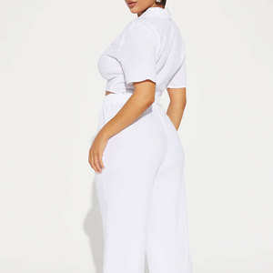 Nuevo Diseño de Chándal en Oferta, Ropa Deportiva de Verano, Conjunto de Pantalones Cortos y Camiseta de Manga Larga para Mujer, Estilo Urbano - Product Image 5