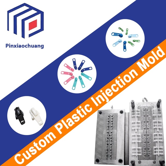 Mould Maker Custom Oem Mini Precision Mould Parts Molding Manufacturer Abs Material Plastic Injection Zipper Slider Used Mold