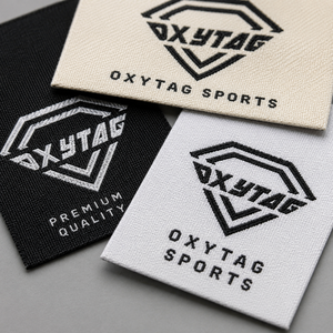 Étiquettes tissées rectangulaires Oxytag pour vêtements, lavables, découpées au laser, design cousu, qualité supérieure, marque sportive, prix abordable 2026 - Product Image 3