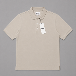 Polo en piqué de coton premium pour hommes, manches courtes, couleur unie, décontracté, uniforme de golf, OEM ODM, logo personnalisé en BD - Product Image 3