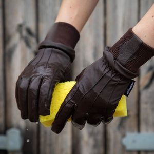 Gants d'équitation légers noirs en gros, gants d'équitation personnalisés, gants d'équitation western et anglais respirants et ajustés - Product Image 5