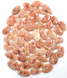 Cabochons plats en pierre de soleil naturelle, pierres précieuses de guérison pour bijoux, directement du fabricant, en promotion - Product Image 3