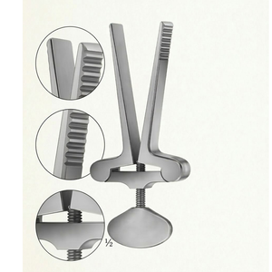 Abridor Bucal Heister, Instrumento Quirúrgico Dental - Abridor de Boca de Acero Inoxidable de Alta Calidad - Herramienta Dental Ajustable con Tornillo - Product Image 3