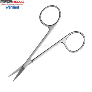 กรรไกรตัดเส้นเลือดแบบตรง 11.5 ซม. / 4.5 นิ้ว สแตนเลสสตีล เครื่องมือผ่าตัดขนาดเล็กแบบแมนนวล ความแม่นยำสูง ได้รับการรับรองมาตรฐาน CE - Product Image 6