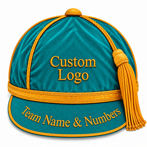 Casquettes de cérémonie sportives en velours brodées en 3D personnalisées - Vente en gros, ajustables, unisexes - Product Image 6