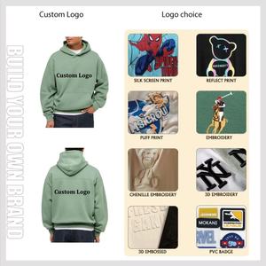 Fabricant OEM en gros sur mesure, fournisseur de sweats à capuche en coton pour hommes, vêtements de tous les jours, production sous marque privée - Product Image 5