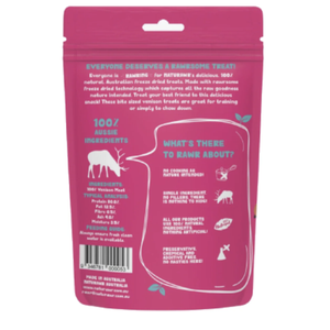 NATURAWR Venison Bites Freeze Dried Dog <b>treat</b>(50mg) - Product Image 1