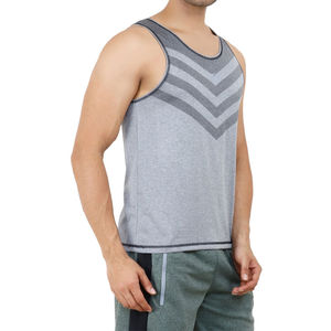 Camiseta sin mangas de algodón personalizada para hombre 2026, top deportivo para gimnasio, camiseta sin mangas ajustada para hombre - Product Image 2