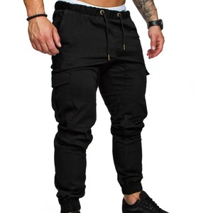 Nouveau pantalon de jogging décontracté pour homme, couleur unie, avec poches, pantalon de sport, pantalon de jogging streetwear pour homme - Product Image 3