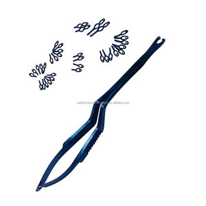 Premium Quality Medtrust Surgical 20 Pcs Aneurysm Clip Set with 1 Applicator Reusable <b>Neurosurgery</b> Vascular Surgical <b>Instrument</b> - Product Image 4