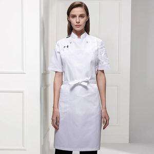 Delantal de Cocina Estilo Coreano para Hombre Tesmei, con Logotipo Bordado Personalizado, Cuello Ajustable, para Restaurante, Cafetería y Hogar - Product Image 6