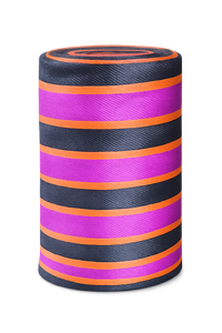 Rouleau de tissu en nylon tissé enduit de PVC recyclé, matériau textile rayé coloré pour la fabrication de vêtements et de sacs - Product Image 5
