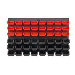 Organizzatore da Parete Moderno con 48 Scomparti, Contenitore per Garage, Pannello in Plastica per Attrezzi con Organizer per Dadi e Bulloni - Product Image 1