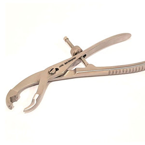 Pinza Ortopédica para Sujeción Ósea de 7.5 Pulgadas con Bloqueo de Trinquete Autocentrante, Pinza Quirúrgica Manual de Acero Inoxidable para Reducción Ósea - Product Image 5