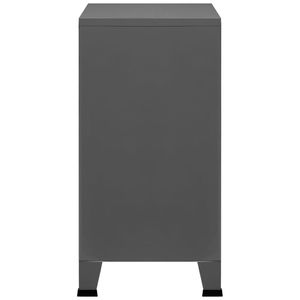 29.5 per cassapanca industriale antracite \ "x15.7 \" x31.5 \ "armadietti di stoccaggio in acciaio - Product Image 5