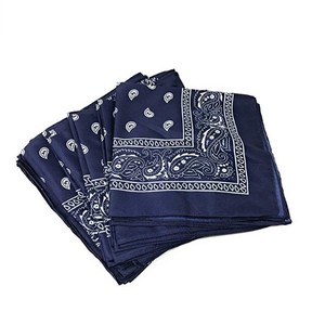 Bandana Cowboy Paisley 100% Coton de Qualité Supérieure, Foulard Multifonctionnel pour Hommes et Femmes – Vente en Gros - Product Image 1